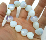 15mm Natural Stone Heart Beads for DIY Jewelry Making