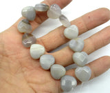 15mm Natural Stone Heart Beads for DIY Jewelry Making
