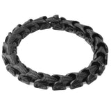 15mm Stainless Steel Centipede Chain Bracelet Men Biker Wristband