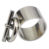 15mm Width Knot Ring 316L Stainless Steel Silver Colour Women Jewelry R10041