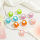 15mm Candy Gilt Love Acrylic Round Beads DIY Jewelry Accessories