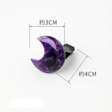 15pc 20mm 30mm Natural Crystal Stone Car Air Outlet Clip Healing Lucky Gem
