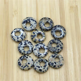 15pcs Crystal Agates Pendant Safety Buckle Multicolor DIY Jewelry