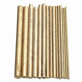 15pcs 2-8mm OD Brass Rod Brass Bar 100mm DIY Accessories Rivet Decoration Handle