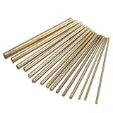 15pcs 2-8mm OD Brass Rod Brass Bar 100mm DIY Accessories Rivet Decoration Handle