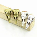 15pcs 3D Skull Birdhead Charms Vintage Metal Zinc Alloy Pendant Charms
