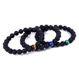 8mm Tiger Eye Stone Beads Bangles Bracelets Yoga Jewelry