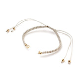 Adjustable Braided Cord Bracelet Set for Jewelry Making