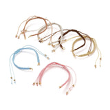 Adjustable Braided Cord Bracelet Set for Jewelry Making