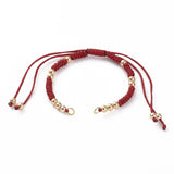 15pcs Adjustable Braided Cords for Bracelet Making
