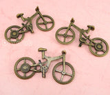 15pcs Antique Bronze Bicycle Charms Pendant Bike Charms 51x28mm