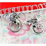 15pcs Dragon Charms Pendant for DIY Jewelry Making Findings