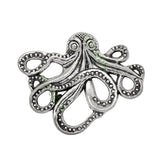 15pcs Tibetan Silver Octopus Charms Pendants 44x35mm