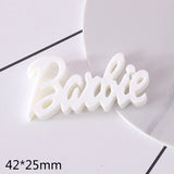 15pcs Cartoon Alphabet Resin Ornament DIY Craft Supplies Phone Shell Arts Patch