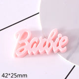 15pcs Cartoon Alphabet Resin Ornament DIY Craft Supplies Phone Shell Arts Patch