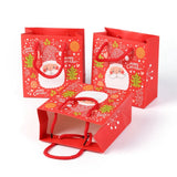 15pcs Christmas Themed Jewelry Paper Bags for Party Packaging