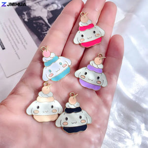 15pcs Enamel Charms Pendants DIY Jewelry Making Findings Necklaces Keychains