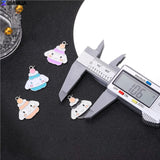 15pcs Enamel Charms Pendants DIY Jewelry Making Findings Necklaces Keychains