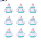 15pcs Enamel Charms Pendants DIY Jewelry Making Findings Necklaces Keychains