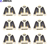 15pcs Enamel Charms Mini Jackets Charms Pendants Jewelry Making Findings