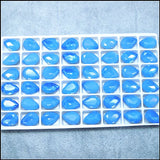 15pcs Glass Cabochons Opal 10x14mm Teardrop Shape DIY Jewelry Fittings