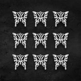 15pcs Antique Silver Butterfly Charms Insect Pendants DIY Jewelry Making