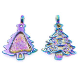 15pcs Rainbow Christmas Pendant Charm DIY Jewelry Earring Necklace Keychain