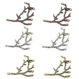 15pcs Mixed Vintage Tree Branch Pendant Jewelry Finding Charm