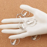 15pcs Mouse Cat ON One Ring Charm Beads Zinc Alloy Pendants 26x31mm DIY