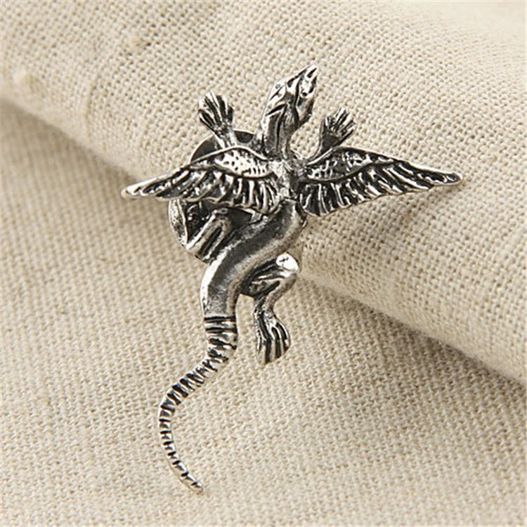 Punk Dragon Wing Clip Earring Ear Cuff for Man Woman Vintage Metal Punk Animal