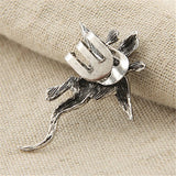 Punk Dragon Wing Clip Earring Ear Cuff for Man Woman Vintage Metal Punk Animal