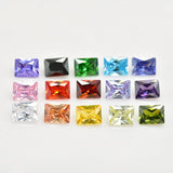 15pcs CZ Stone AAAAA Gems 3x5-10x12mm Bright Cubic Zirconia