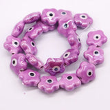 15pcs Flower Ceramic Beads for Jewelry Making DIY Necklace Bracelet Mixcolor