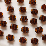 15x11mm Lampwork Bead Glass Flower Big Hole DIY Jewelry Making