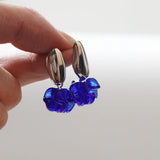 15x11mm Lampwork Bead Glass Flower Big Hole DIY Jewelry Making
