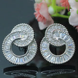 Minimalist Pink Kunzite Sapphire CZ Earrings