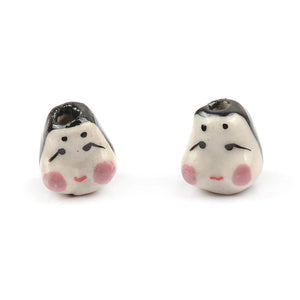15x16mm Porcelain Doll Beads for Jewelry Making Supplies