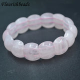 15x16mm Gemstone Bracelet Mix Stretch Bangle Yoga Jewelry