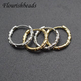 15x17mm Plated Round Circle Earring Hoops Earwire for Women Girl Party