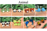 15x18mm Frog Shape Lampwork Glass Beads Animals Pendant Crafts DIY Bracelets
