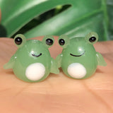 15x18mm Frog Shape Lampwork Glass Beads Animals Pendant Crafts DIY Bracelets