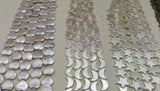 15x2.8mm Carved Star Shell Pearl Beads Strand
