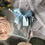 50Pcs/Lot Hot Knitted Mesh Bags Jewelry Gift Packaging Pouches With Bow