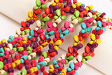 15x20mm Colorful Howlite Butterfly Beads 90Pcs/Lot Charms Spacer Bead