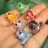 15x20mm Octopus Lampwork Glass Beads for Jewelry Making