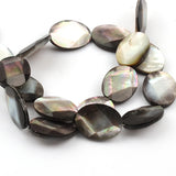 15x20mm Abalone Shell Flat Oval Spacer Beads for Jewelry Making