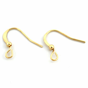 20x15mm Stainless Steel Ball French Wire Earrings Backs Silver Tone