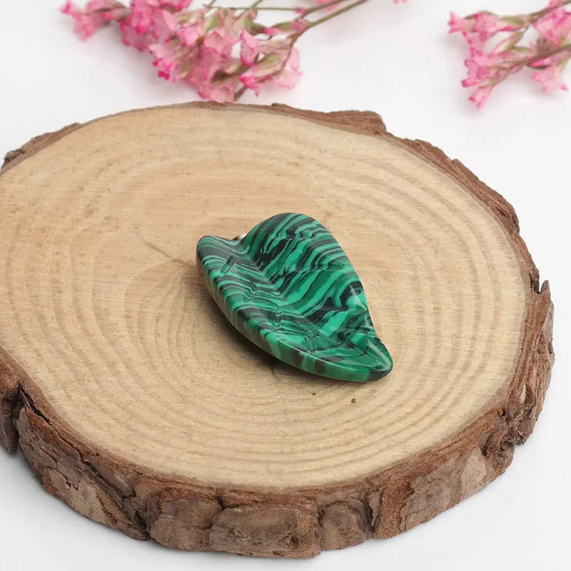 10Pcs Feather Shape Pendant Agates/Jaspers/Quartzs/Tiger Eye/Sandstone