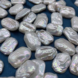 15x23MM Natural Freshwater Pearl Earring Charms Jewelry Loose Beads