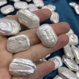 15x23MM Natural Freshwater Pearl Earring Charms Jewelry Loose Beads